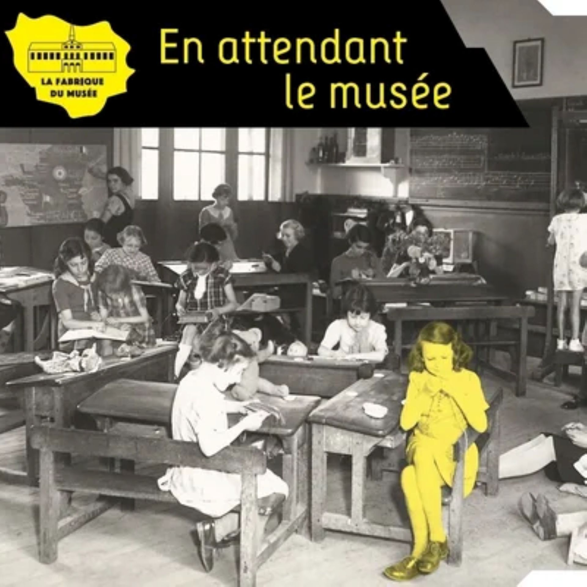 Visite de l'exposition "En attendant le musée"
