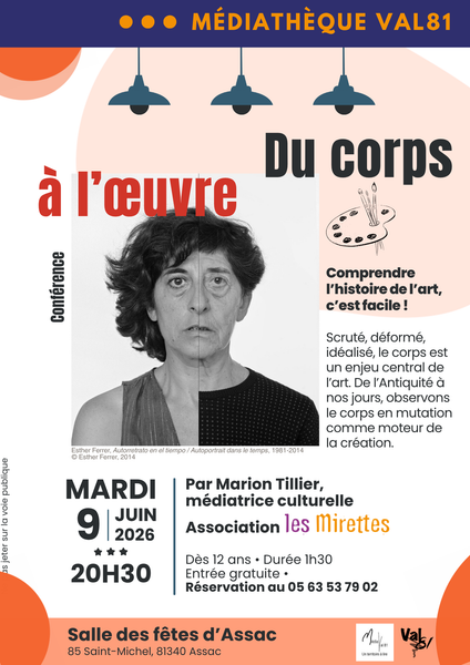 Conférence – Du corps à l’œuvre