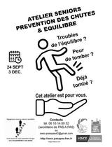 Atelier séniors - prévention des chutes & équilibre Du 15 oct au 3 déc 2024