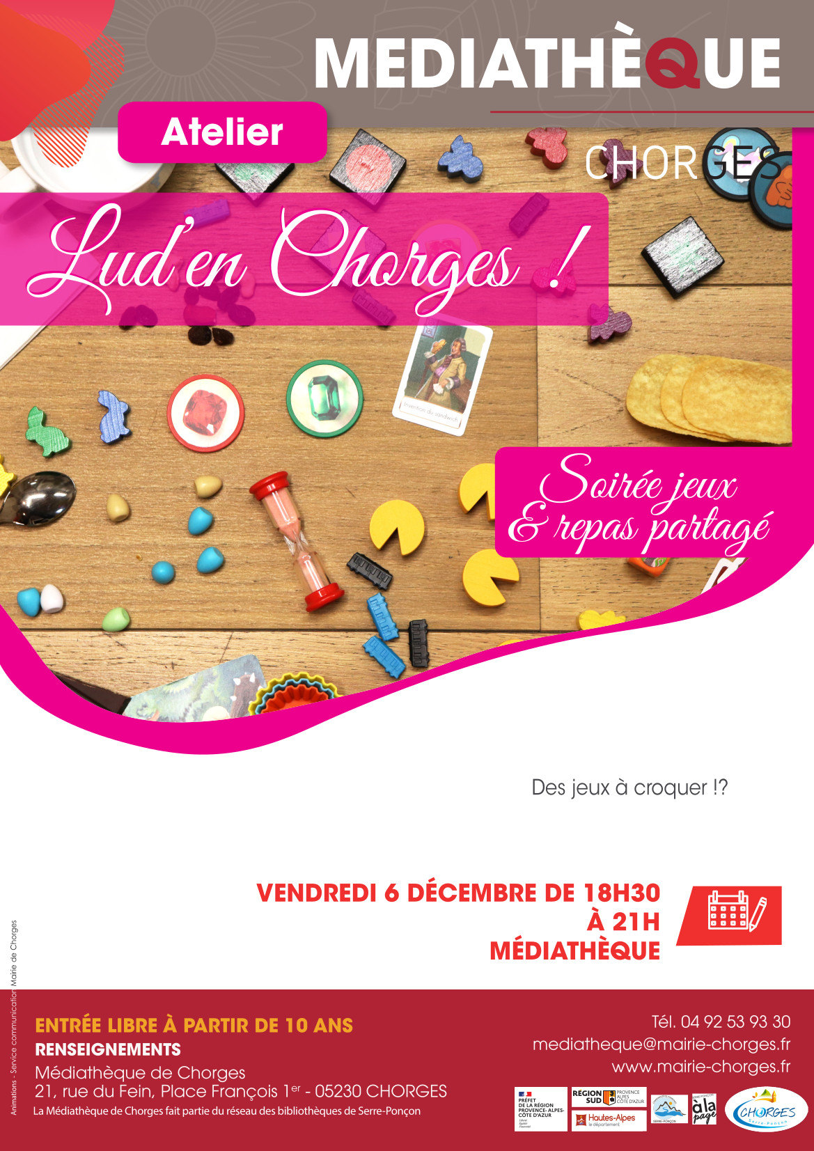 Lud'en Chorges, Soirée jeux