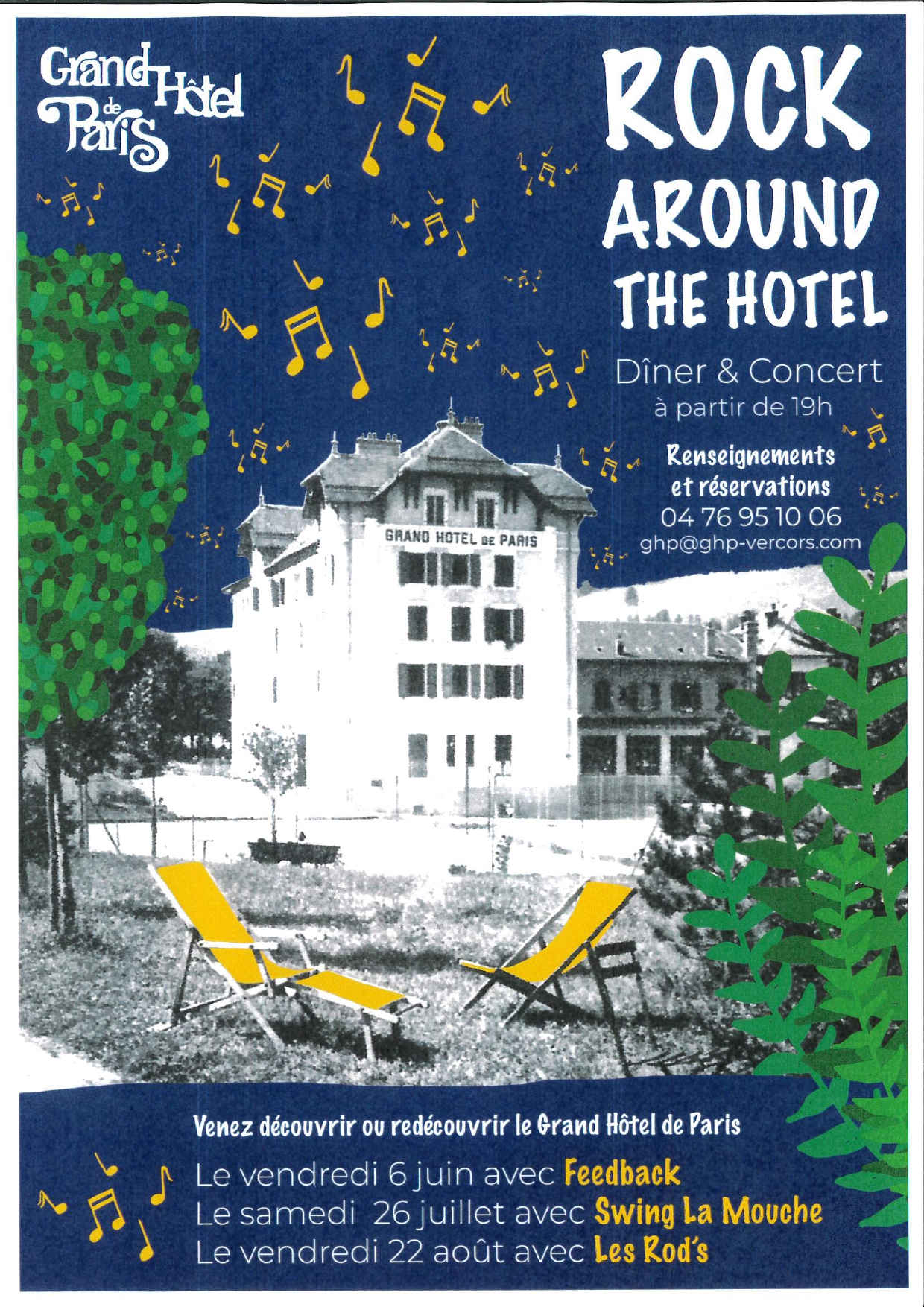 Rock around the hotel avec Feedback_Villard-de-Lans