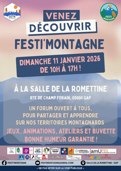 Affiche festi'montagne  - © festi'montagne