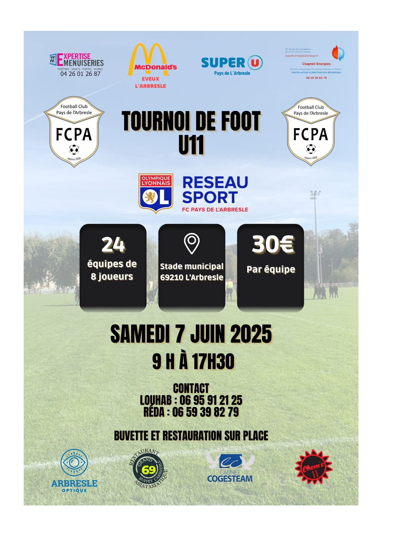 Tournoi foot U11