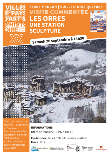 Visite commentée 'Une station sculpture' - JEP 2025_Les Orres Visite commentée 'Une station sculpture' - JEP 2025_Les Orres