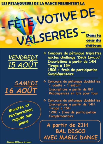 Fête votive de Valserres_2025 - © Fête votive de Valserres_2025
