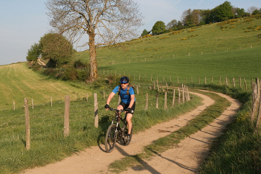 Sentier des paysages des Monts du Lyonnais - Boucle est à VTT