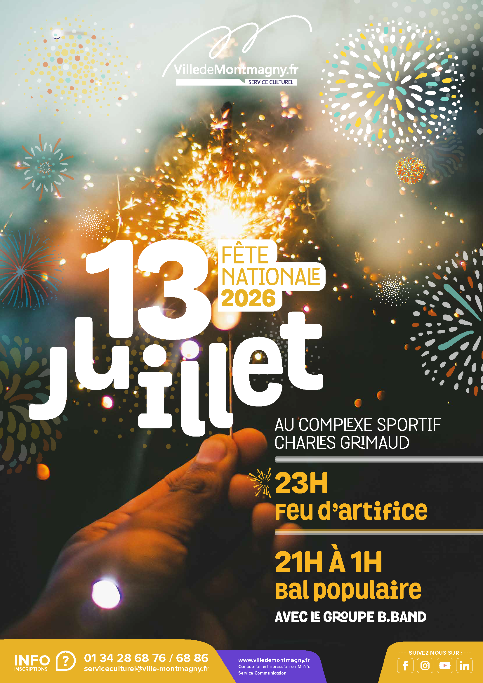 Bal populaire et feu d’artifice à Montmagny
