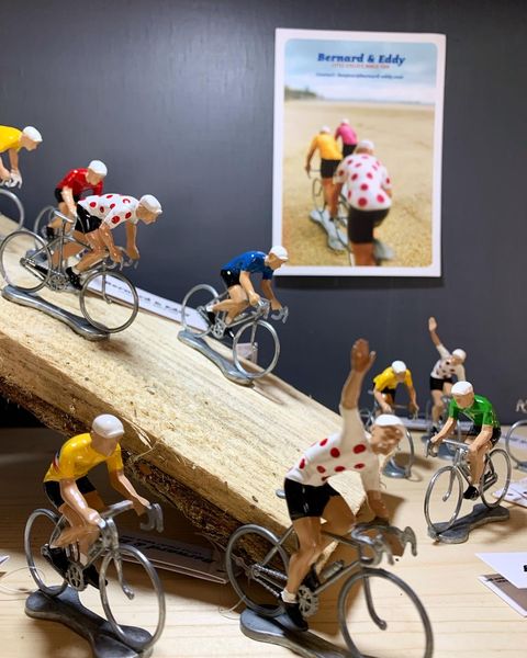 cyclistes Eddy et Bernard