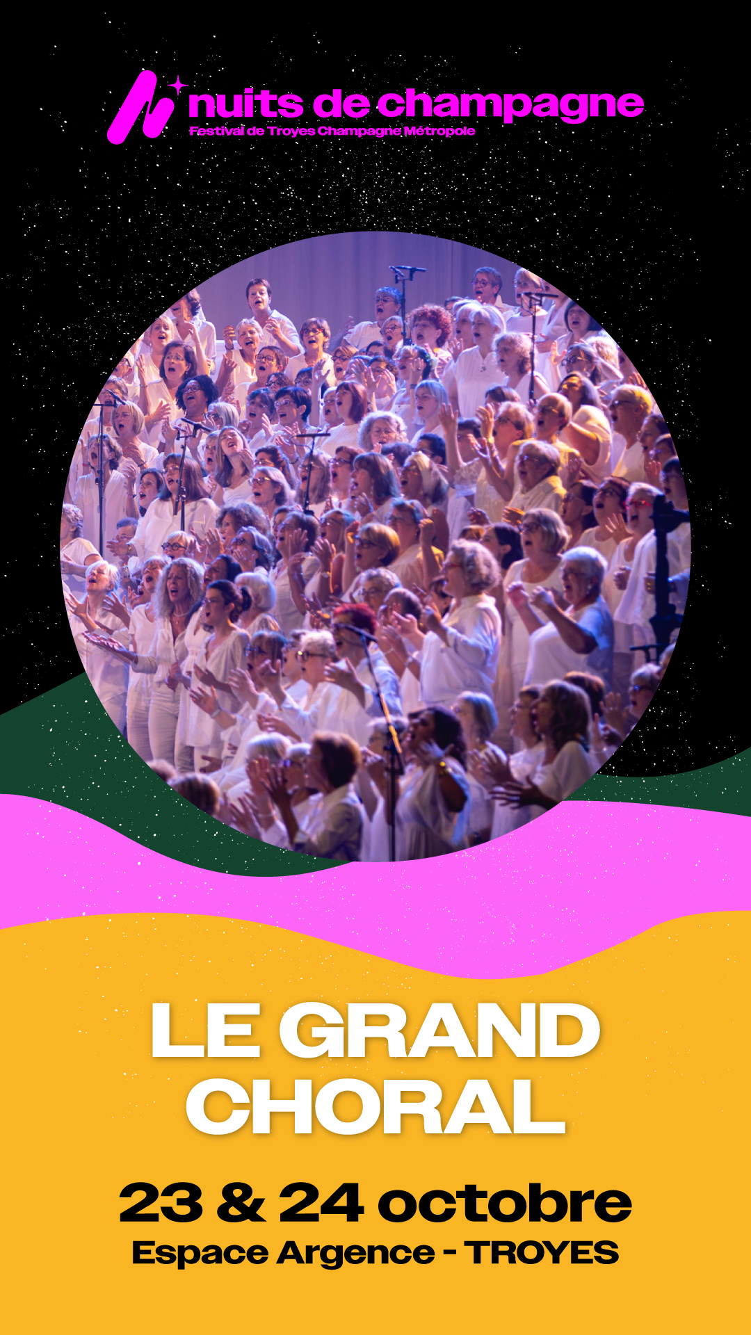 Nuits de Champagne // Le Grand Choral - Sauver l'amour — visuel événement