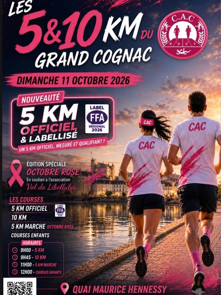 5 et 10 km du Grand Cognac