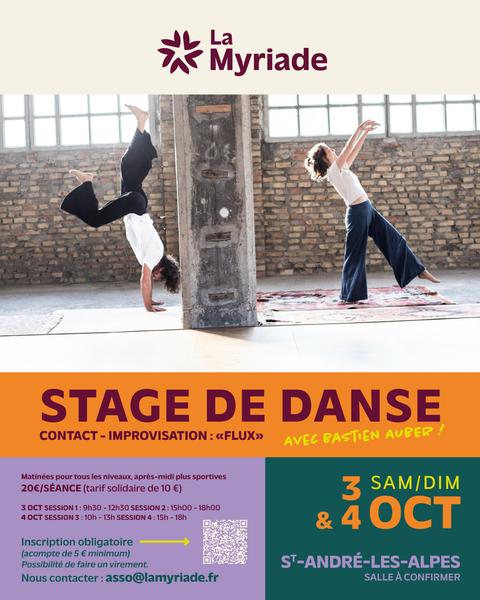Stage de danse contact improvisation