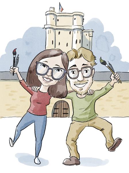 Affiche de l'atelier Les p'tits dessinateurs au château de Vincennes 