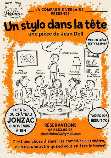 Théâtre Un stylo dans la tête