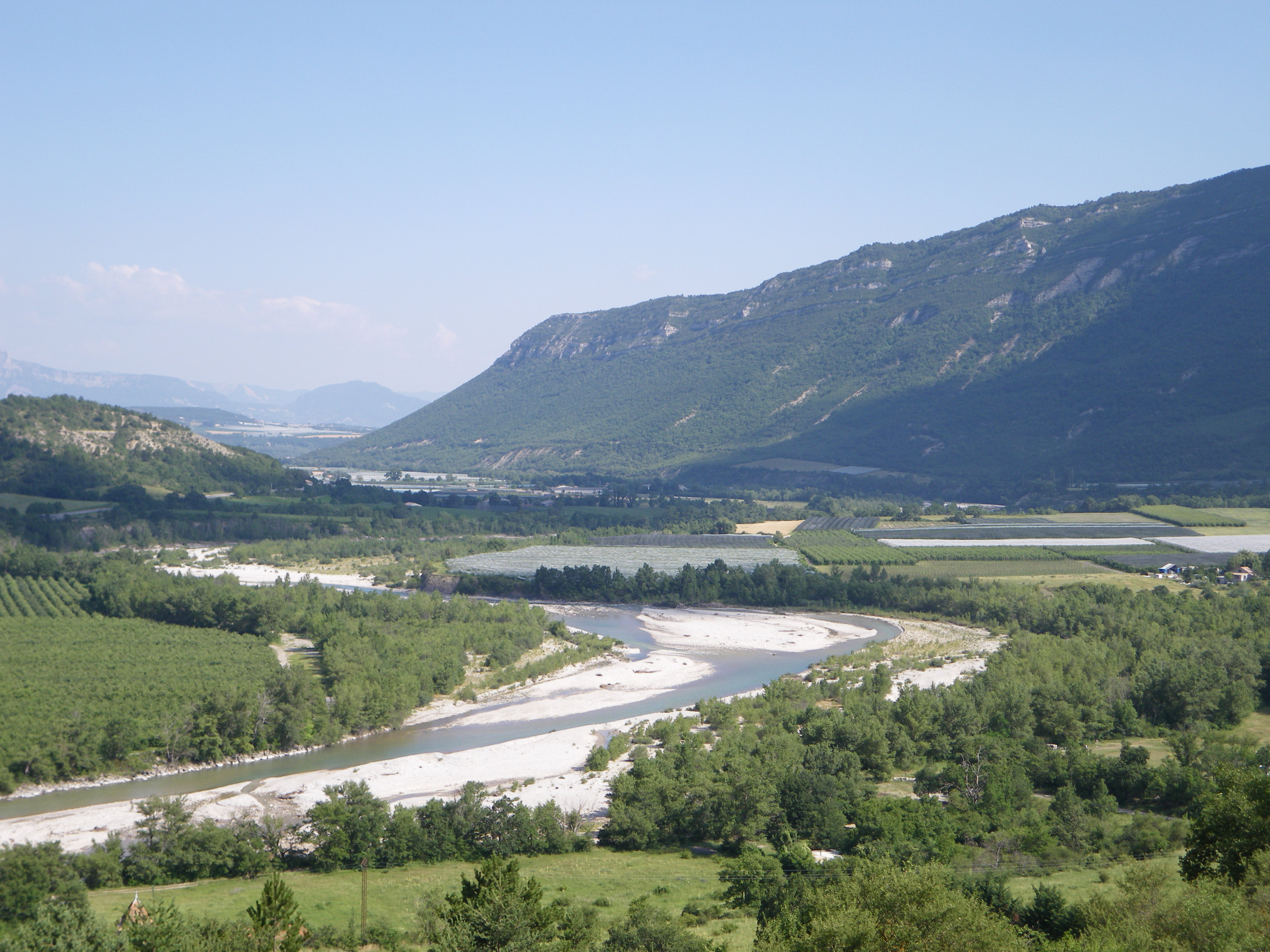 Le Buëch depuis Saléon