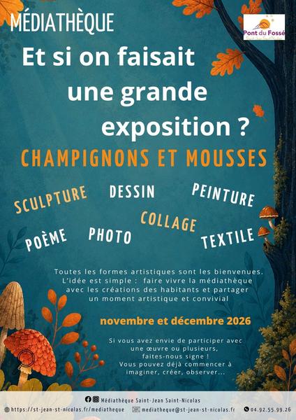 Expositions participative Champignons et mousses