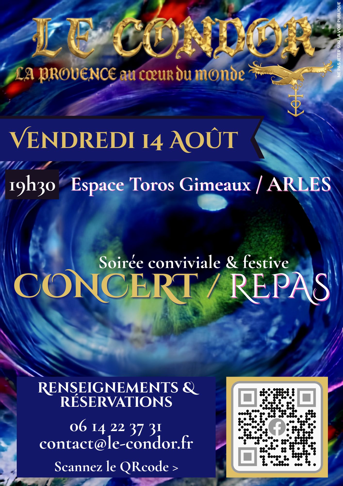 Soirée Concert & Repas – Le Condor
