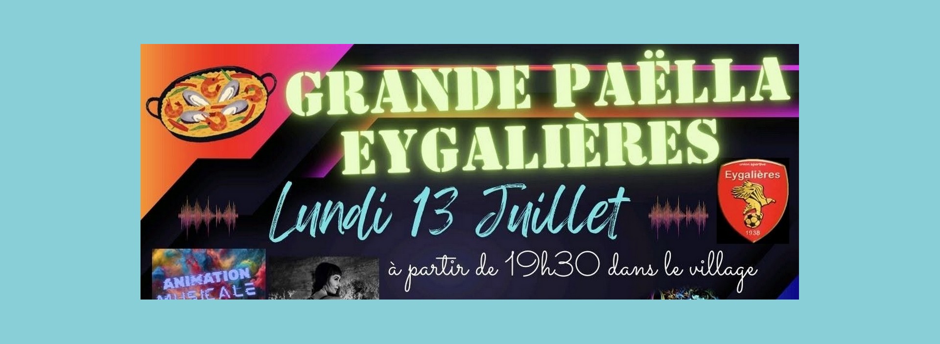 Grande paëlla à Eygalières