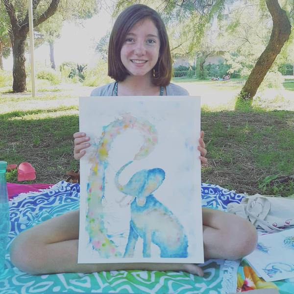 Atelier Aquarelle pour Enfants en Pleine Nature