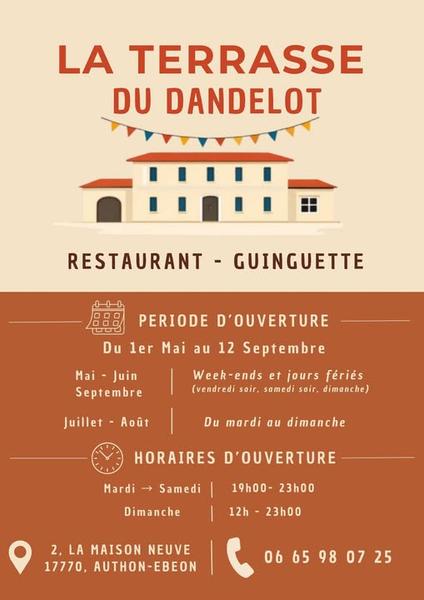 La terrasse du Dandelot