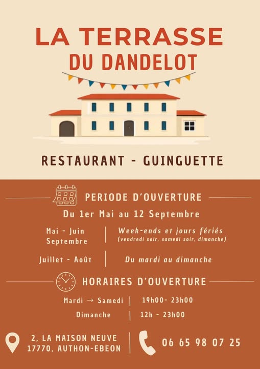 La terrasse du Dandelot
