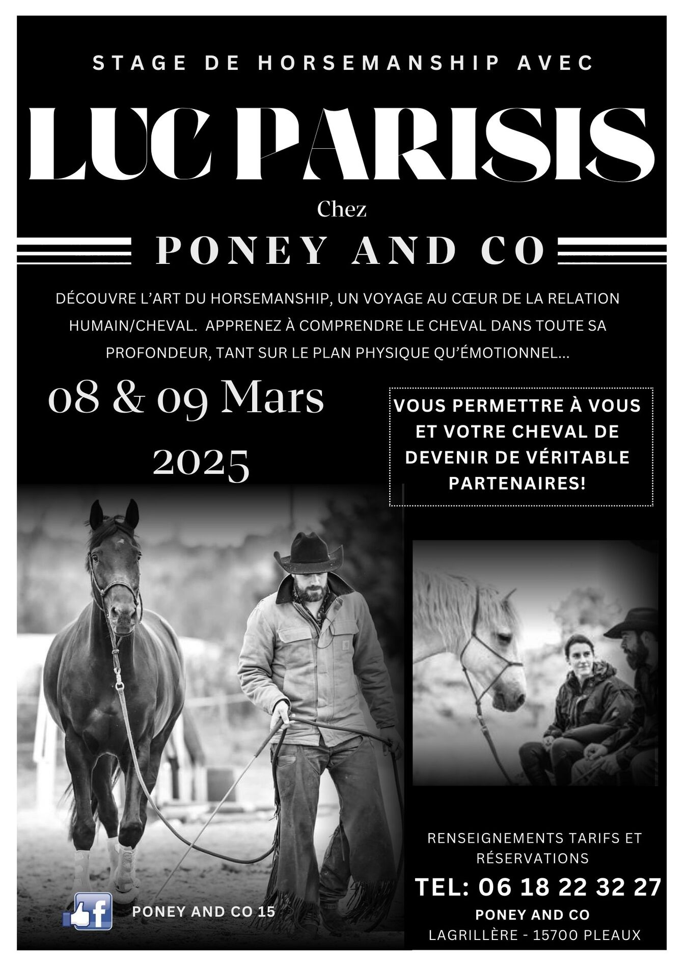 Stage de Horsemanship avec Luc Parisis