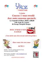 Représentation théâtrale : nouveau spectacle d'Ykoz théâtre_Crémieu-Balcons du …