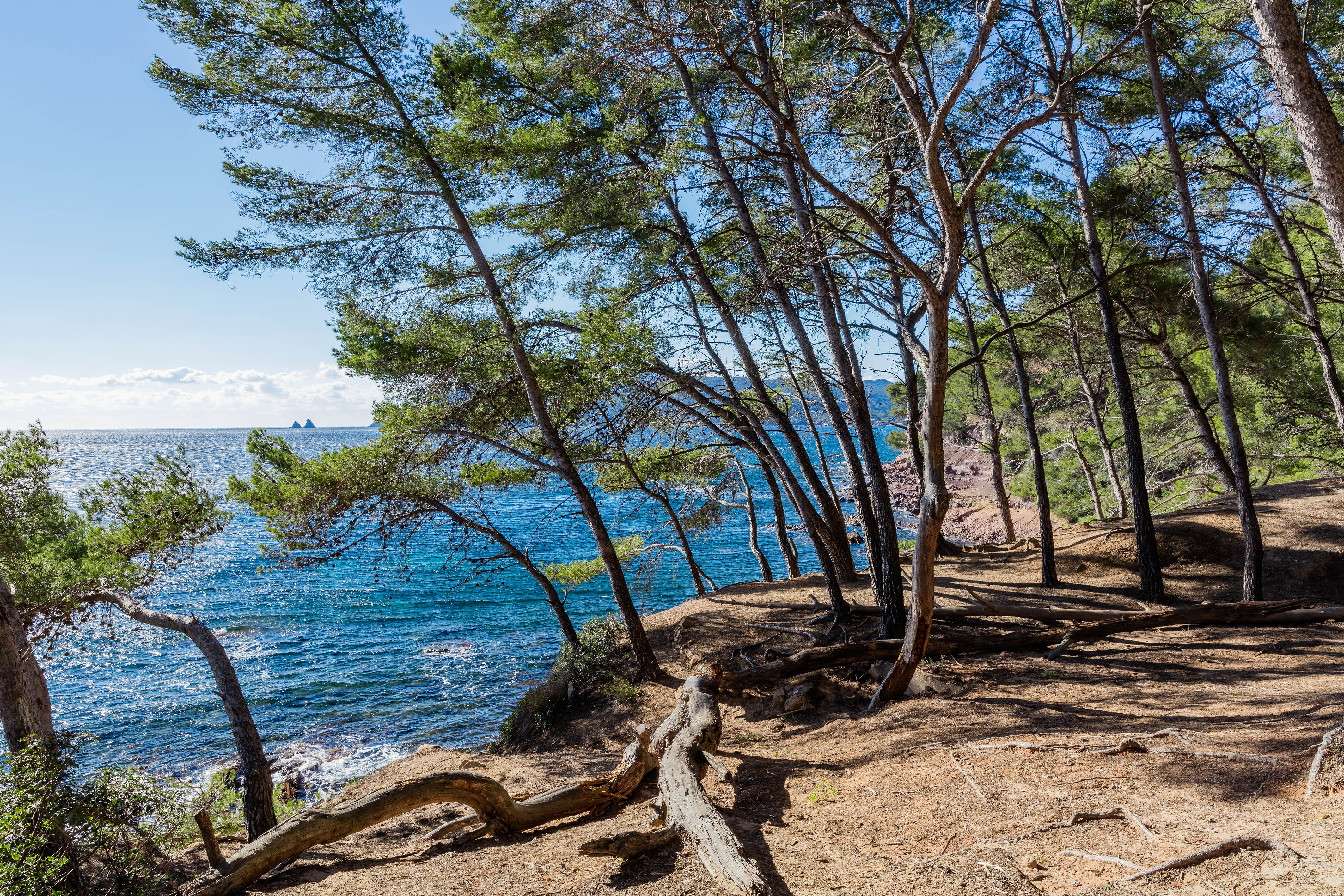 vue magnifique sur la Méditerranée