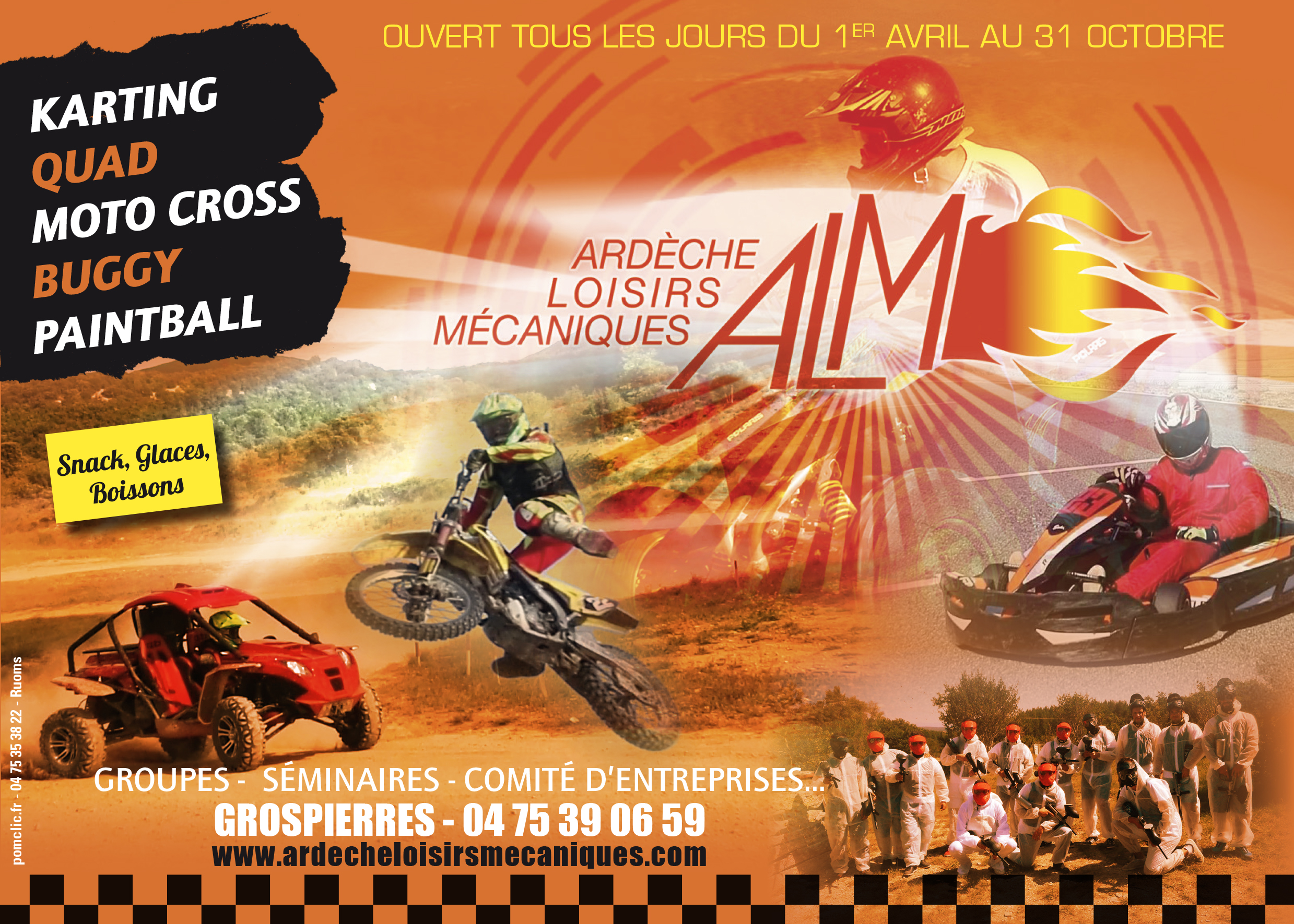 Ardèche Loisirs Mécaniques: Quad, karting, buggy, moto, paintball