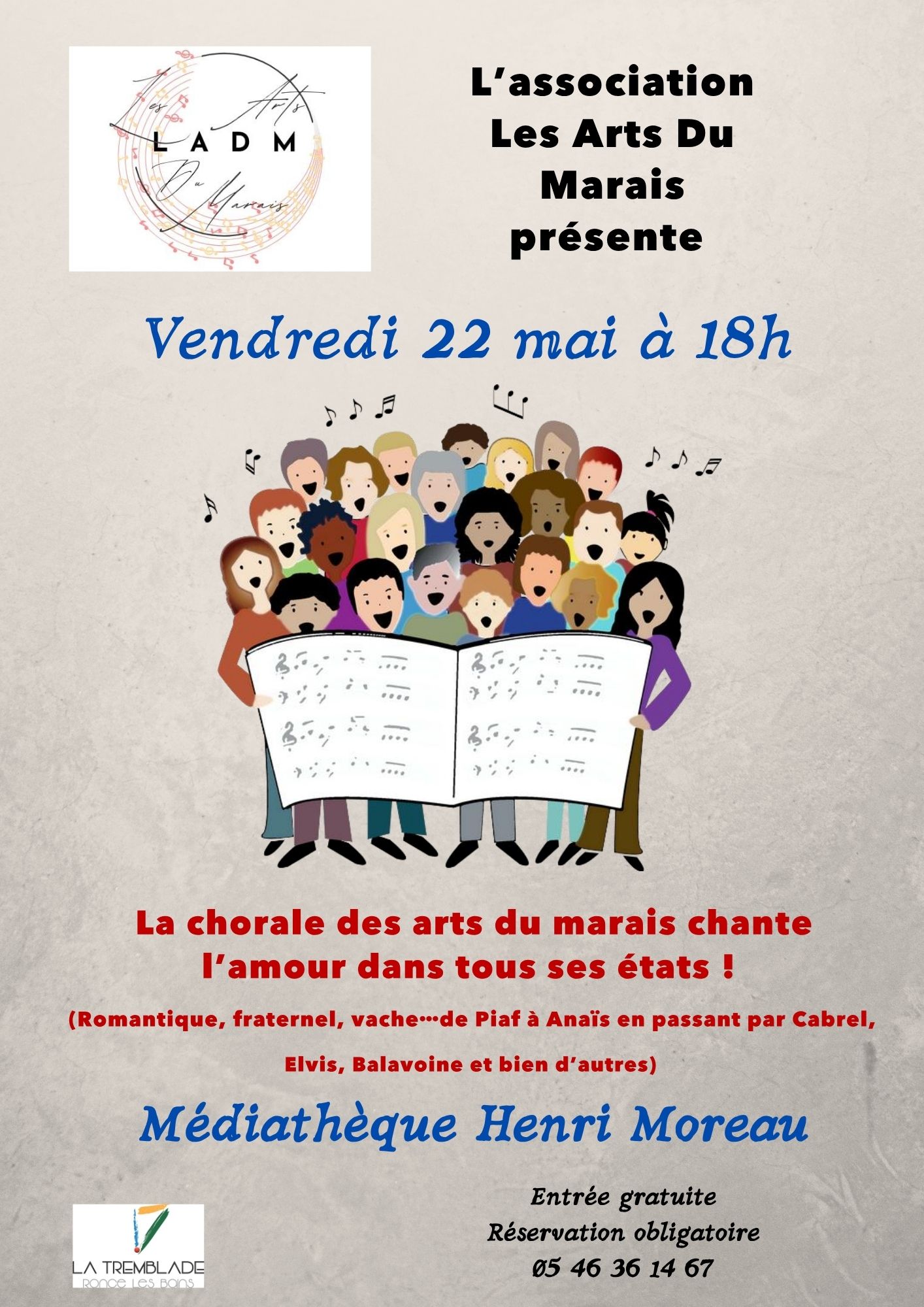 Concert de la Chorale des Arts Du Marais : l’amour dans tous ses états !