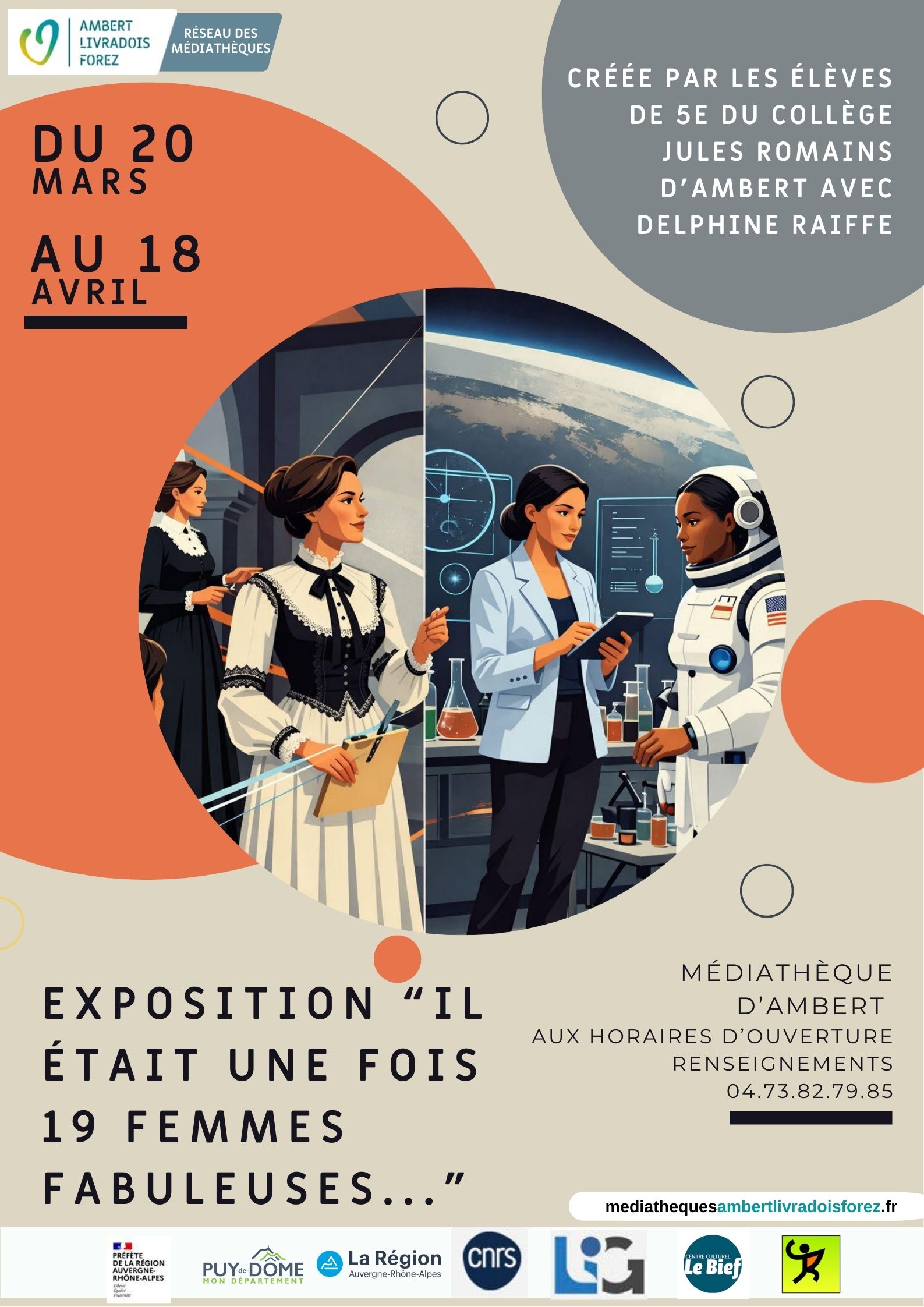 Exposition « Il était une fois 19 femmes fabuleuses… » // Ambert