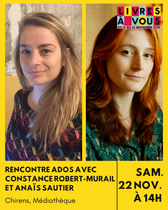 Génération autrice : Rencontre ados avec Anaïs Sautier et Constance Robert-Mura…