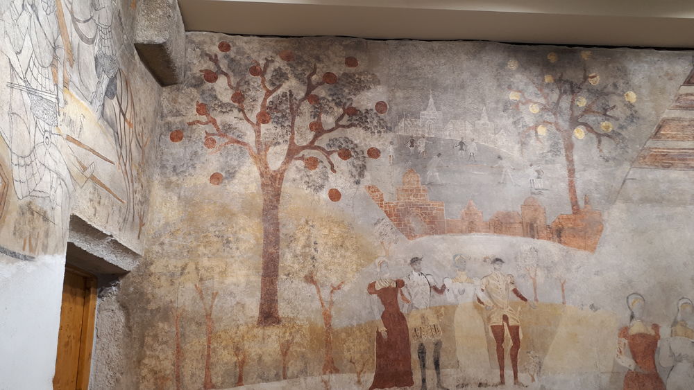 Fresques Château de Montferrand
