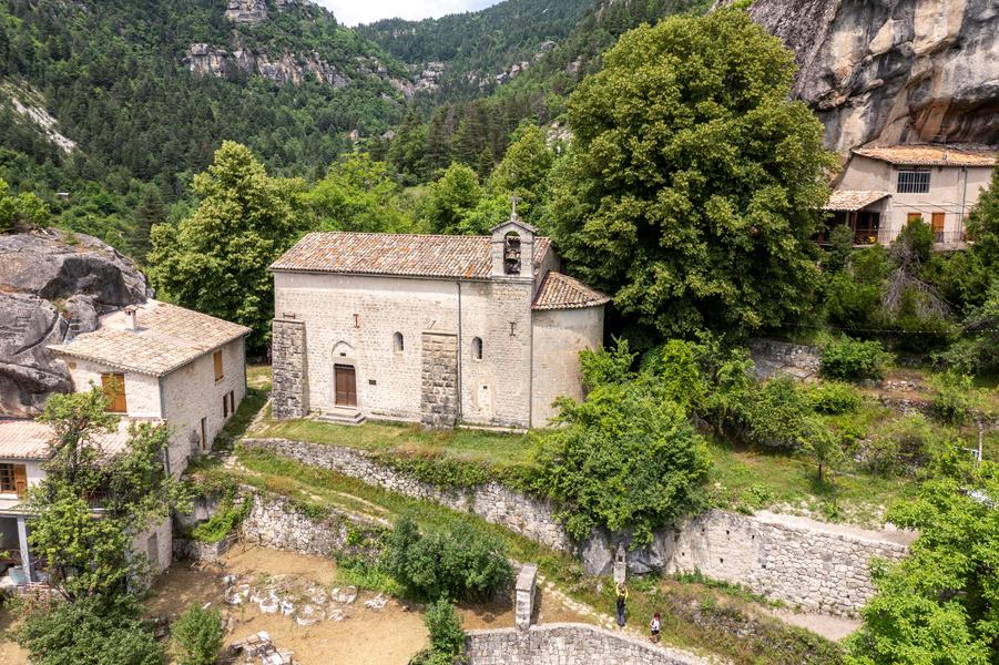 Ouverture de la chapelle de Vers la Ville par l'ADPC