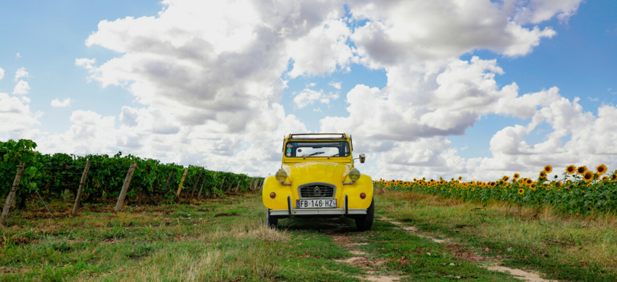 Balade en 2 CV avec la Charente en Deuch