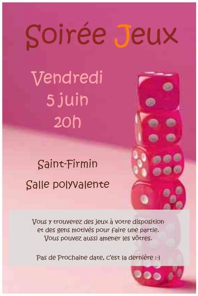 Soirée jeux