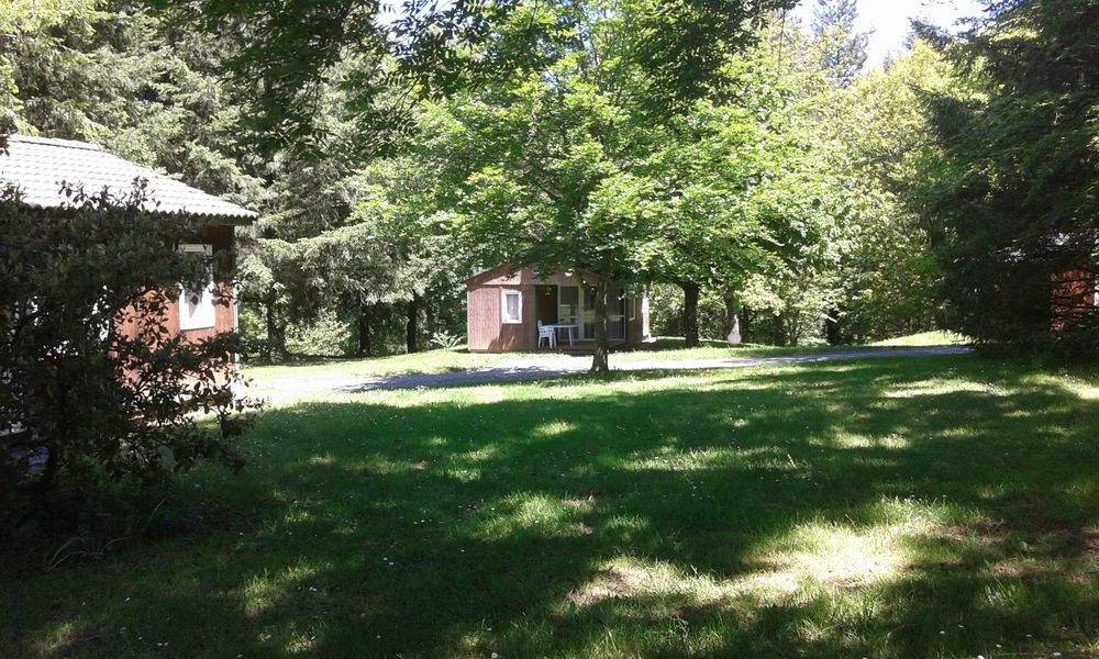 Camping Municipal La Foret cgalets bois ombragés