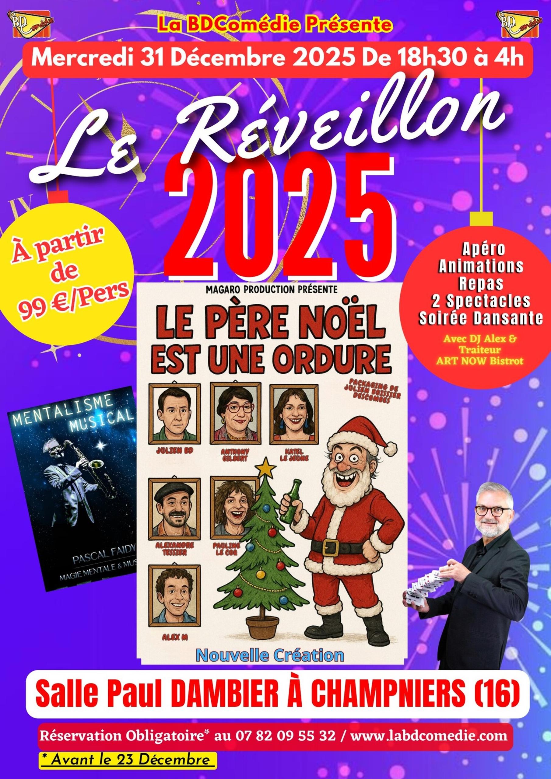 La BD Comédie fête le réveillon 2025