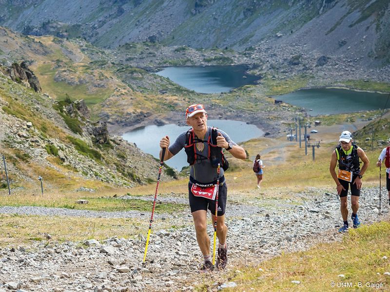 Ut4M - Passages des coureurs trail à Chamrousse