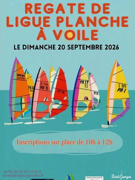 Régate de ligue de planche à voile