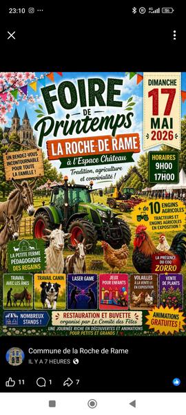 Foire de Printemps de La Roche-de-Rame