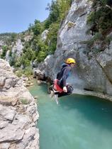 Saut au canyon de l'Artuby