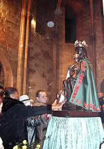 Photo de la Vierge Noire en l'abbaye Saint-Victor à Marseille
