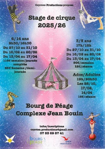 Stage de cirque enfants_Bourg-de-Péage