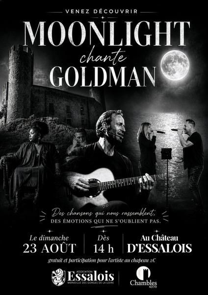 Moonlight chante Goldman au Château d'Essalois_Chambles