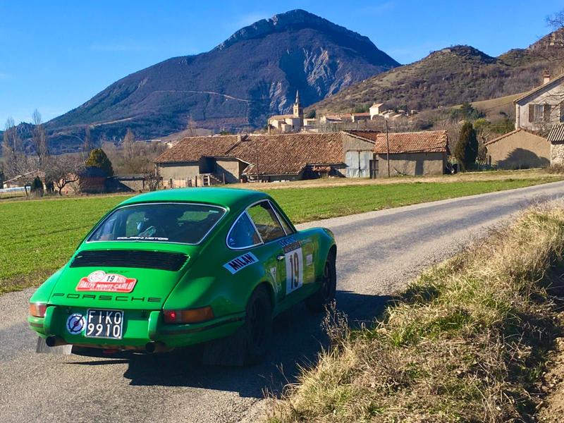 Passage du 28è Rallye Monte Carlo Historique : Le Château – La Bâtie-des-Fonts_La Piarre