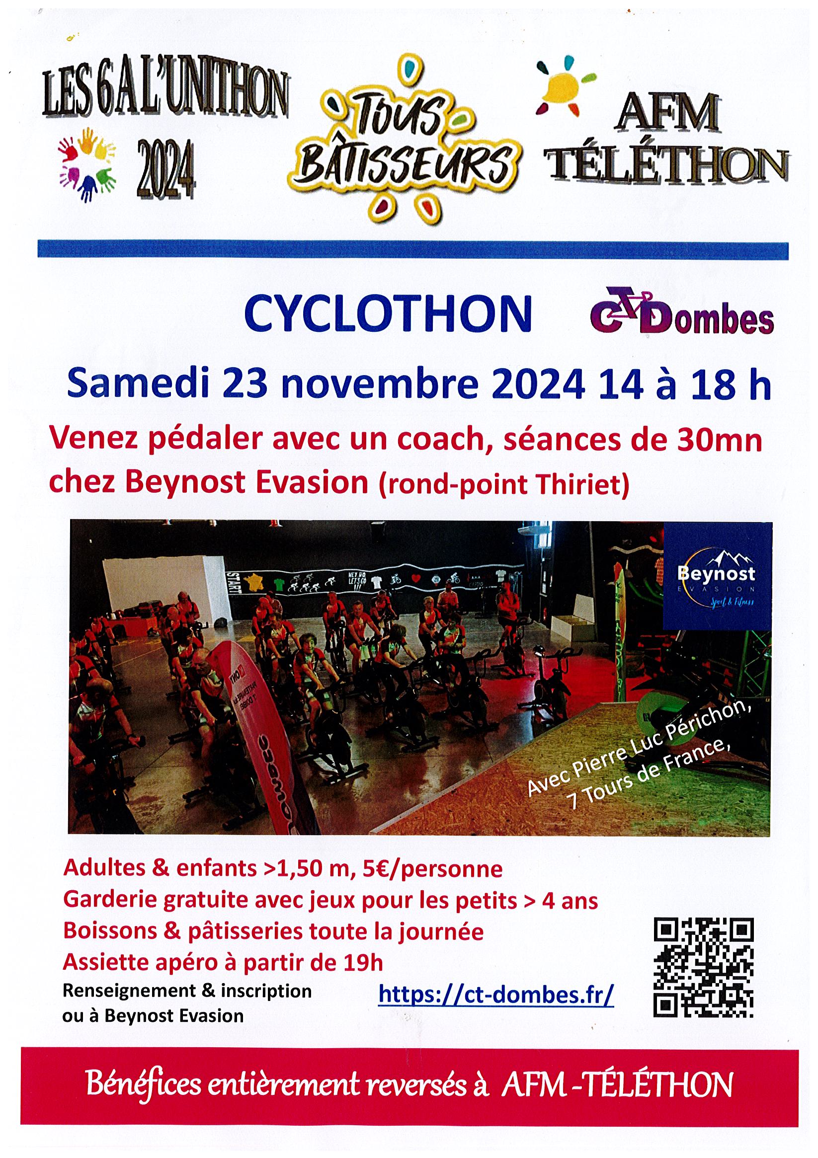 Les 6 à l'Unithon: cyclothon avec le CT Dombes à Beynost Evasion_Beynost