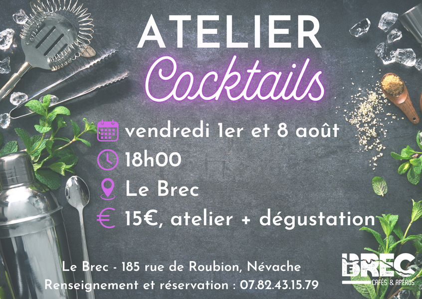 Atelier cocktail - L'art de la mixologie - © Lavallier Solutions Atelier cocktail - L'art de la mixologie_Névache - © Lavallier Solutions