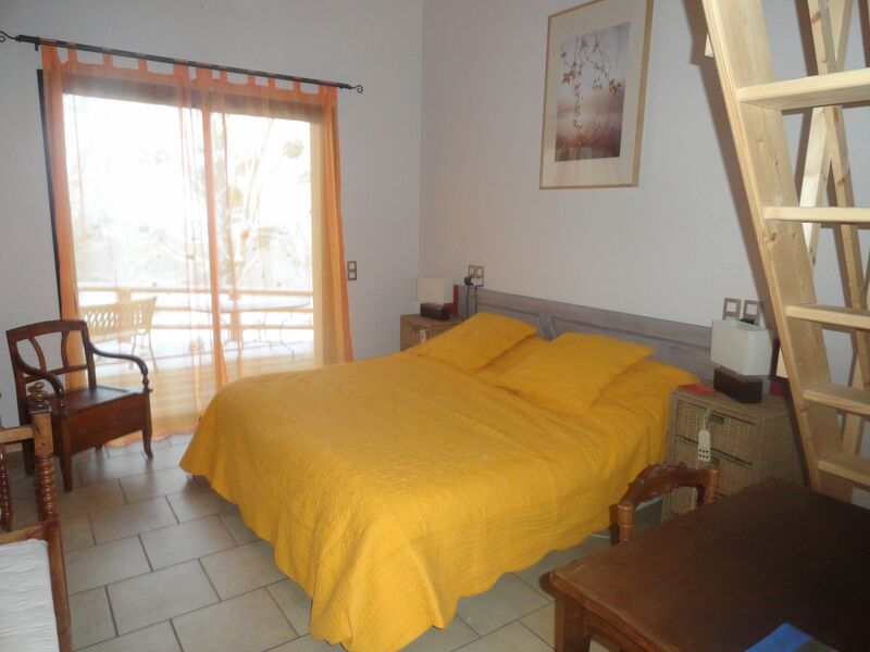 chambre soleil couchant baie vitree