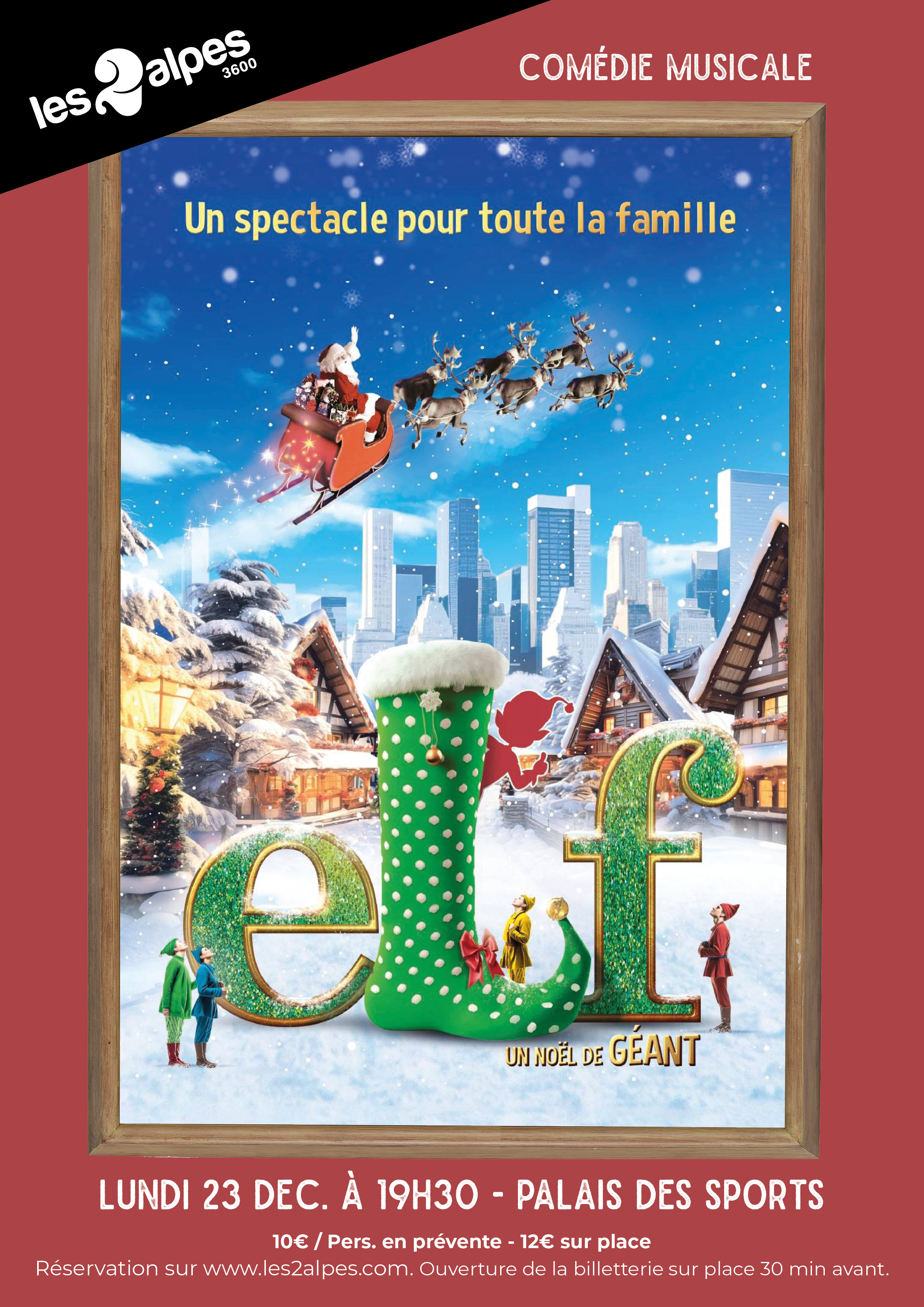 Spectacle "Elf, un Noël de Géant"_Les Deux Alpes