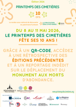Le Printemps des Cimetières fête ses 10 ans !
